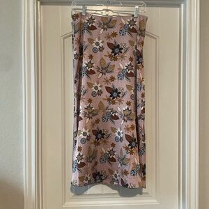 LOFT- Women’s silk floral skirt, size 6